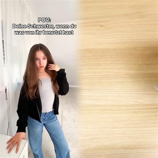 SIE TEILT NIX mit mir 😂🚨 #shortsdeutschland #comedy #jenniundtoni #geschwister #schwester