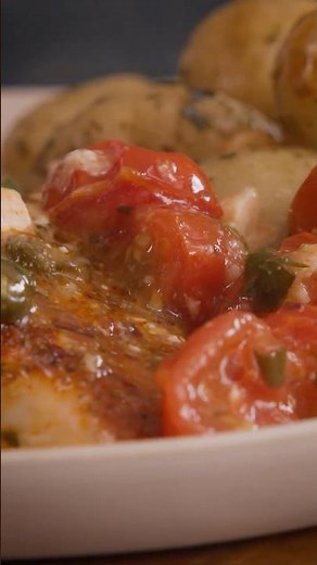 Baked Fish with Lemon and Feta