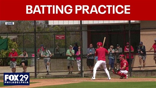Inside the Phillies' batting practice