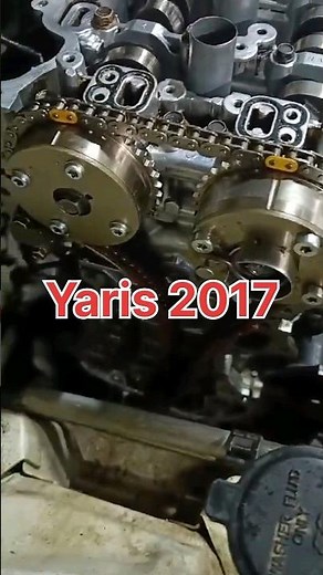 Toyota Yaris engine timing chain replacement
