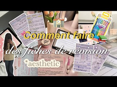✨How to make aesthetic revision notes📚#organization #backtoschool #studyvibes #tips