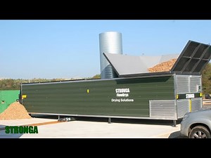 Stronga FlowDrya - Wood Chip Drying Factory Demonstration