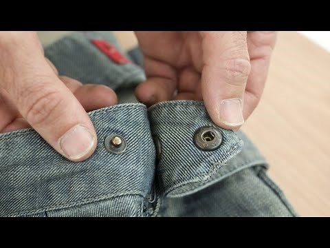 Colocación de botón a presión - Bricolaje