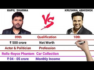 Kapil Sharma vs Krushna Abhishek Full Comparison Video | Net Worth | Monthly Income | Car Collection
