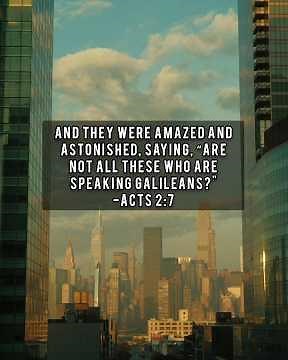 Let's read the Bible | Acts 2:7-11 | The Coming of the Holy Spirit | #newtestament #god #jesus