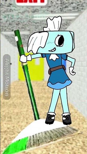 it's sweeping time! ☆} ft.tisha and Mr.Sweep ☆} dandys world } baldi's basics }