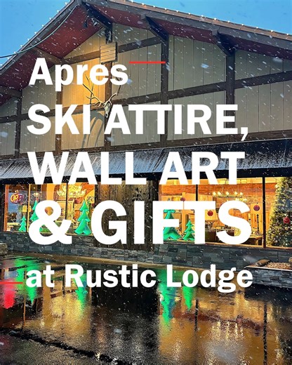 Apres Ski attire, wall art and gifts are here! 🏂⛷🎿 Visit us today, we are open 7 days a week 10 - 5. rusticbest.com #visitdonegalpa #rusticdecor #rusticfurniture | Rustic Lodge Furniture