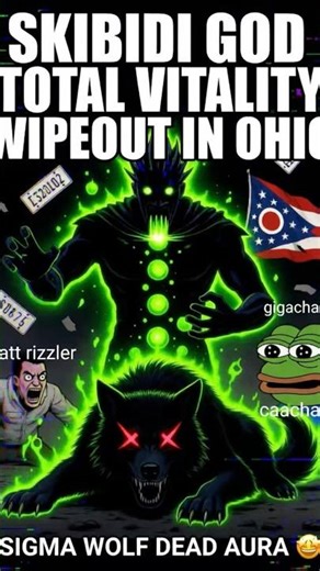 Skibidi God Total Vitality Wipeout in Ohio 💀 Sigma Wolf Dead Aura 😭