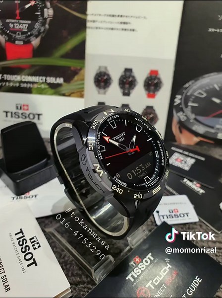Assalamualaikum dan salam sejahtera #WTS TISSOT T-TOUCH CONNECT SOLAR (ULVN) model T121.420.47.051.03 Diameter:47.5 mm, Solar energy, Hypoallergenic titanium case, Super-LumiNova, Scratch resistant ceramic bezel, Swiss connected Quartz solar tactile movement, Tactile scratch-resistant sapphire crystal, Multi-function touch screen watch, Water-resistant up to a pressure of 10 bar (100 m / 330 ft).. Berminat terus whatsap saya di👇 https://wa.me/60164753290 #Alhamdulillah #trustedseller #tokanmasa
