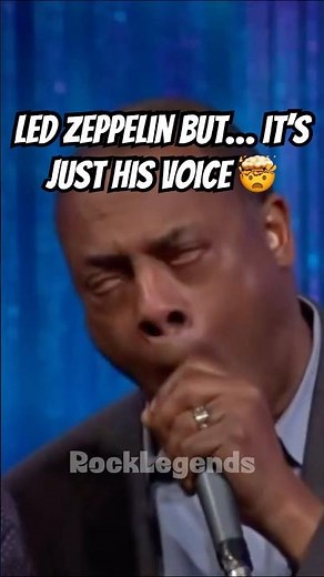 Michael Winslow Performs Led Zeppelin Using ONLY His Voice🤯🔥#rockmusic #ledzeppelin #shorts