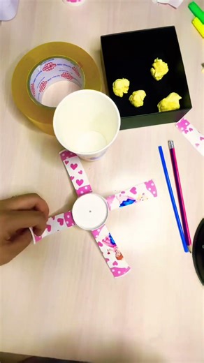 DIY Paper Cup Grabber 🥤🕹️ Easy Claw Machine! #shorts ##handmade