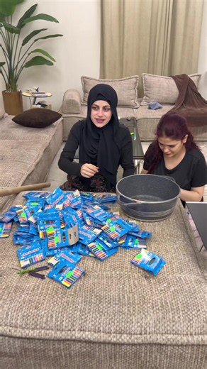 ‏عملت اكبر قلم بالعالم 😳🤣 #ام_سيف #جيفارا_العلي #نانو | nano
