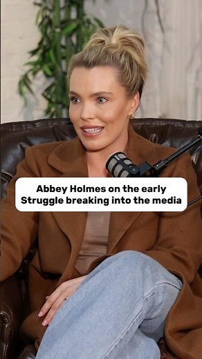 Abbey Holmes on starting from nothing and having no money while chasing her AFL media dream