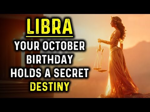LIBRA ♎ Your October Birthday Holds A Secret Destiny!
