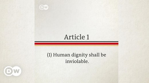 The German Basic Law: human dignity
