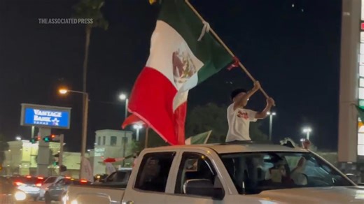 Protests in California and Texas over planned deportations, protesters block L.A. freeway