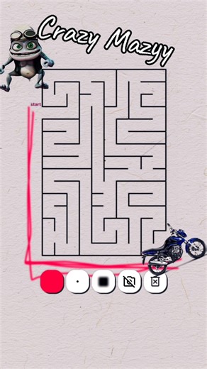 easiest way to do a maze.
