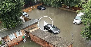Downpour Causes Flash Floods in London