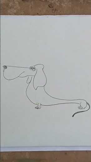 how to drawing cartoon dog|dog drawing video easy wayfor beginners #dogshorts #puppies #pets#shorts