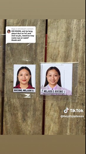 Passport Size Picture with Name Tag and Signature - Editing Tips & Samples