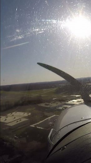 Flight Training Cessna 172 Landing #aviation #flying #privatepilot #flighttraining #cessna172