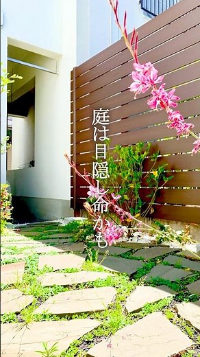 庭で1番大切なのは目隠しフェンスだとわかった#リフォーム #エクステリア #garden #庭 #注文住宅 #マイホーム #名古屋 #shorts