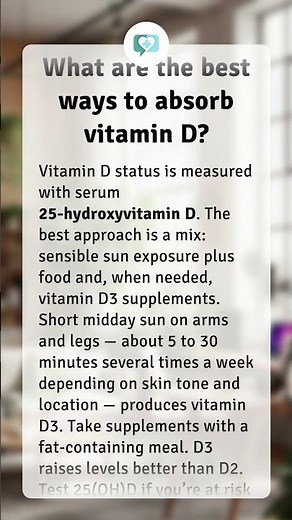 What are the best ways to absorb vitamin D?