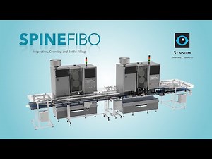 Sensum | SPINE FIBO - Inspection, counting and bottle filling - parallel performance system