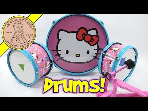 Drum Solo! Hello Kitty First Act Kids Drum Set