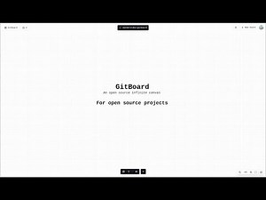 Gitboard — an infinite canvas for open source projects