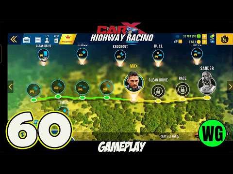 Story Mode Chapter 5 | Gameplay | Part 60 | CarX Highway Racing | Android | WiretapGameplay