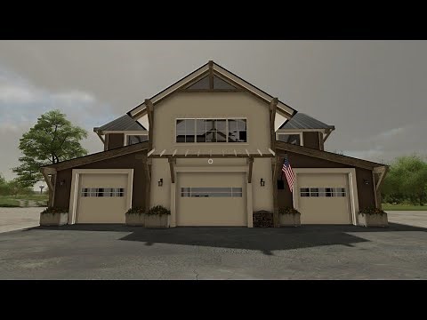 Carriage House - Farming Simulator 2022 [FS 22 LS 22 Placeable Farmhouse Build Mod]