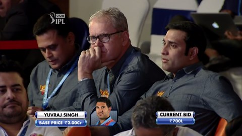 2016 VIVO IPL Player Auction - Sunrisers Hyderabad