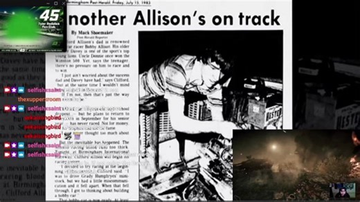 Nascar Stories of the dead: Davey Allison