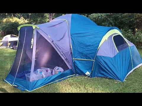 Dome Tent Ozark Trail 10 Person Family Camping Tent with 3 Rooms and Screen Porch Review