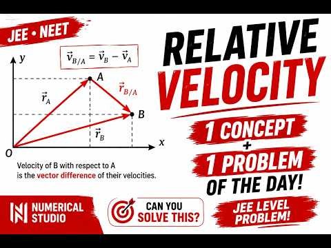 Relative Velocity Explained in 15min | Complete Concept + Problem of the Day | IIT JEE, NEET