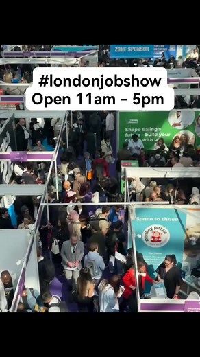 The London Job Show is busier than ever. Loads of companies are ready to hire, come and meet them! #LondonJobs | London Job Show