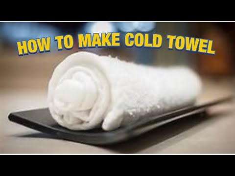 how to make cold towel at home