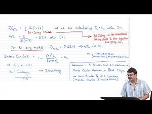 Calculating T_c using Binders cumulant; Principle of detailed balance.