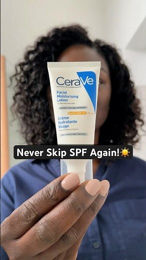 The Easiest Way to Never Skip SPF Again! CeraVe AM Facial Moisturising Lotion SPF 50 #ad ‪@cerave‬