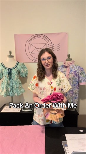 Pack an order from my small business with me