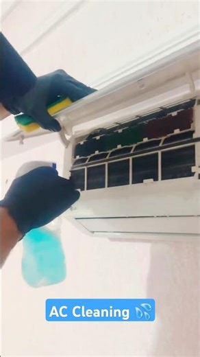 This AC was full of dirt… 💦