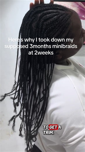 Why I Removed My 3-Month Mini Braids in Just 2 Weeks
