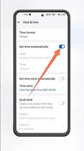 How To Set Time And Date Automatically In Android Phone