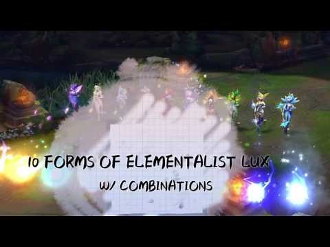 ELEMENTALIST LUX SKIN GUIDE: 10 ELEMENTAL FORMS *w/Combinations*
