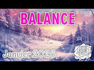 ♎BALANCE - JANVIER 2026 ~ UN LIEN SE RENFORCE, UNE ÉVOLUTION !