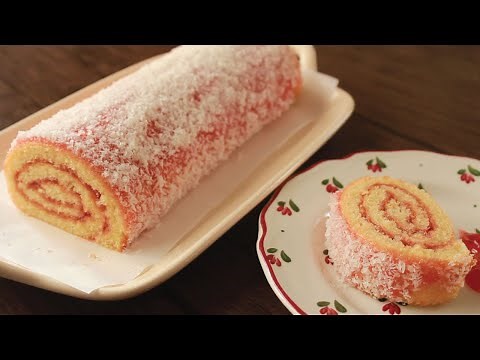 Bakery Style Swiss Roll Cake Recipe By Chef Hafsa | Jam Cake Hafsas Kitchen