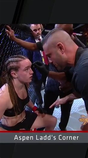 Moments before Aspen Ladd's win, she received this speech 🤯 #ufc #motivation #sports #peptalk