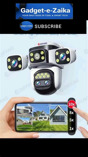 10K WiFi6 Security Camera 2025 | 20MP 8K Ultra HD 10X Zoom Outdoor CCTV | Smart Surveillance Review