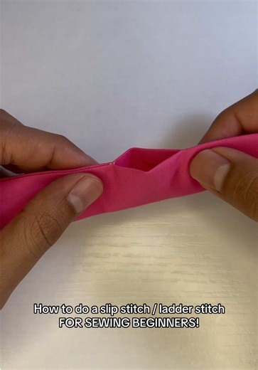 Slip Stitch and Ladder Stitch Tutorial for Beginners